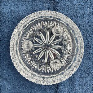 Vintage 3 Lite Taper Candle Holder - 24% full lead crystal